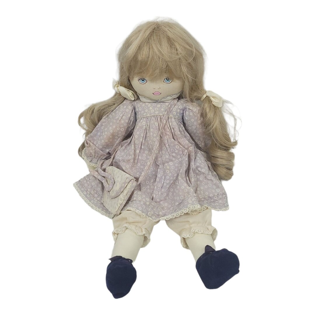 Vintage 1984 Rag Doll by Pauline Bjonness Jacobsen Design Etsy