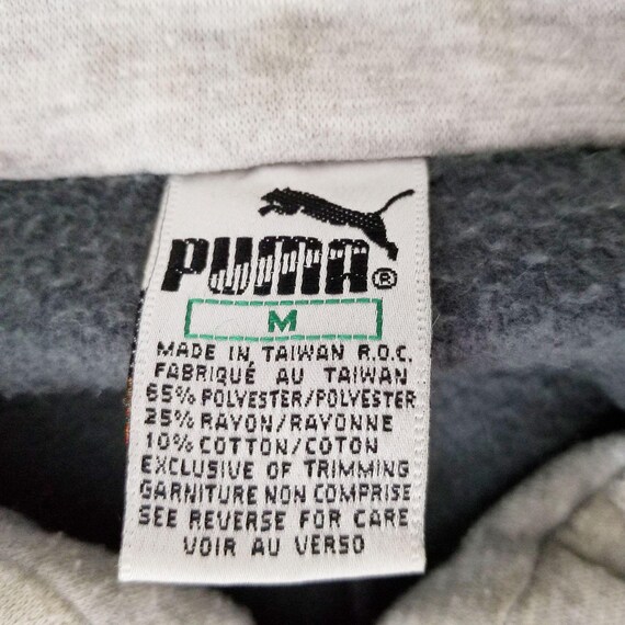 Vintage 80s Puma Full Zip Sweatshirt Jacket Mens … - image 7