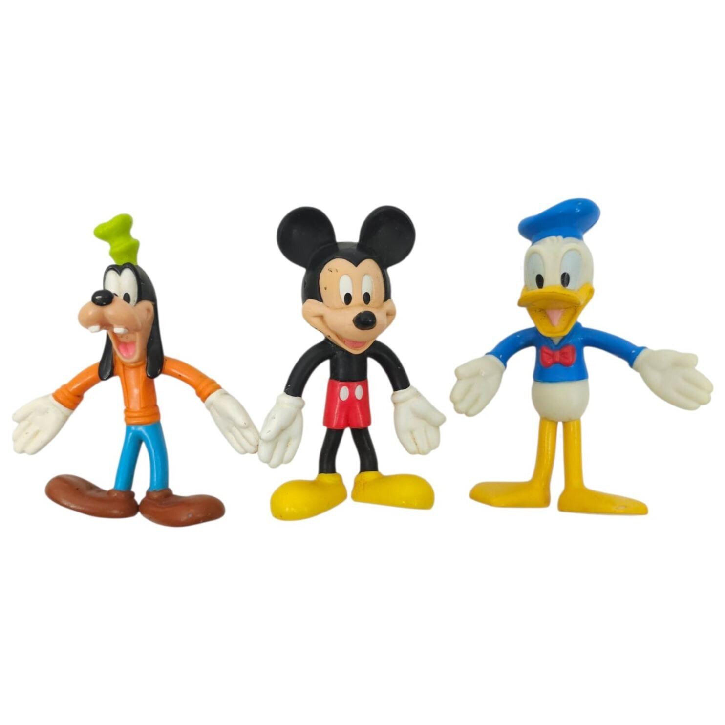 Walt Disney World Kellogg Mickey Mouse Goofy Donald Bendy Vintage
