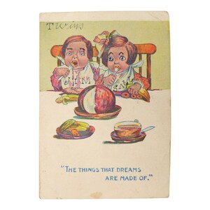 Vintage Ca. 1900s The Things That Dreams Are Made Of Katherine Gassaway Postcard