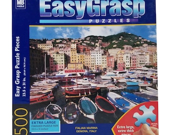 Milton Bradley Hasbro Puzzle Italien Marina Genova Italie 500