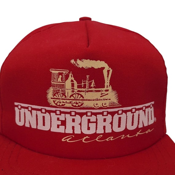 Vintage Underground Atlanta Snapback Cap Short Fl… - image 8