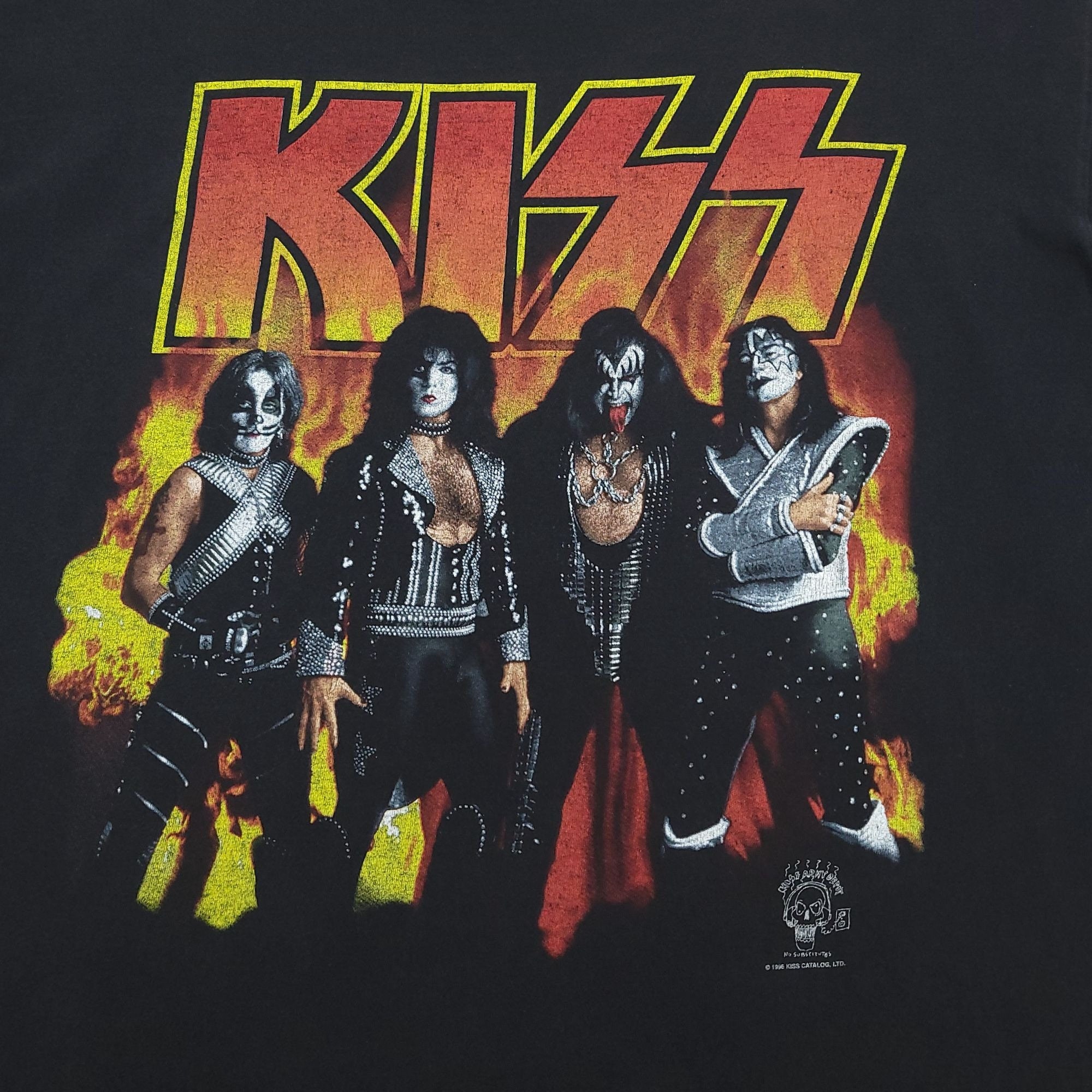 Vintage 96 97 Kiss Alive Worldwide T Shirt XL Concert Black - Etsy ...
