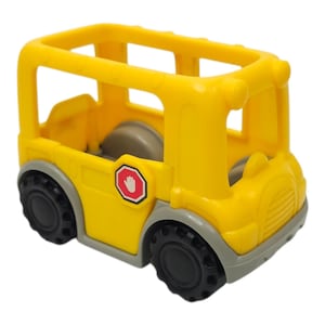 Fisher Price Little People Time to Learn Mini Yellow School Bus Replacement 2003