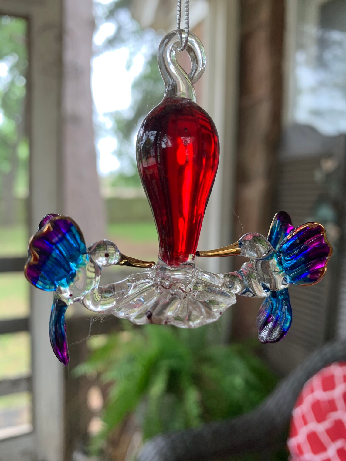 Blown Glass Hummingbird Feeder Ornaments/buy 3 Get One Free Etsy