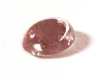 Montana Sapphire Eldorado Bar untreated precision oval cut pastel pink cabochon sapphire 1.17ct.