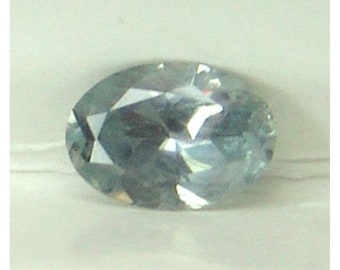 Rare Montana Sapphire Eldorado Bar untreated VS eye clean precision oval cut pastel teal green-pastel lavender color change sapphire 1.09ct.