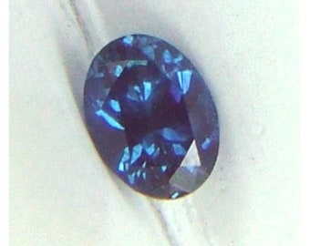 Montana Sapphire Gem Mountain untreated VS eye clean precision oval cut Montana top blue sapphire 1.15ct.
