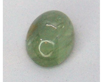 Rare large Montana Sapphire Eldorado Bar untreated VS precision round cut and polished teal green cabochon sapphire 6.55ct.