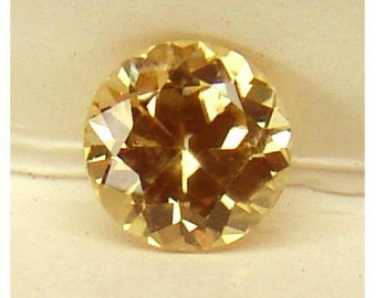 Montana Sapphire Eldorado Bar untreated VS eye clean round diamond cut top Montana intense yellow color sapphire 1.05ct.
