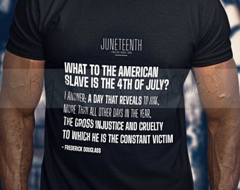 Frederick Douglass Shirt | Juneteenth Freeish Since 1865 | Unisex T-Shirt | Freedom Day | Independence Day | Black Culture