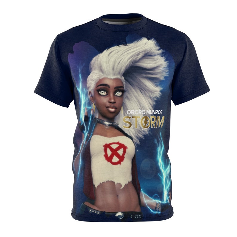 Storm Xmen Unisex AOP Cut & Sew Tee All Over Print Tshirt Etsy