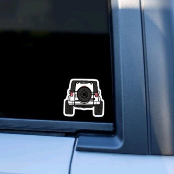 White Off Road Waterproof Vinyl Sticker Decal For Jeep, Car, Laptop, Water Bottle, Hydro Flask, Tumbler, Etc. + FREE SHIPPING!