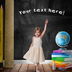 Back to school Chalkboard Digital Background Digital backdrop Photoshop composite