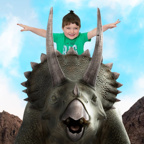 Dinosaur Digital Background for photography, Digital Back drop dinosaur, Triceratops Dino digital Background Photography