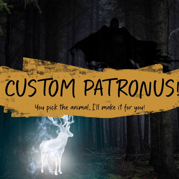 Custom Patronus design of your choice PNG file for photoshop