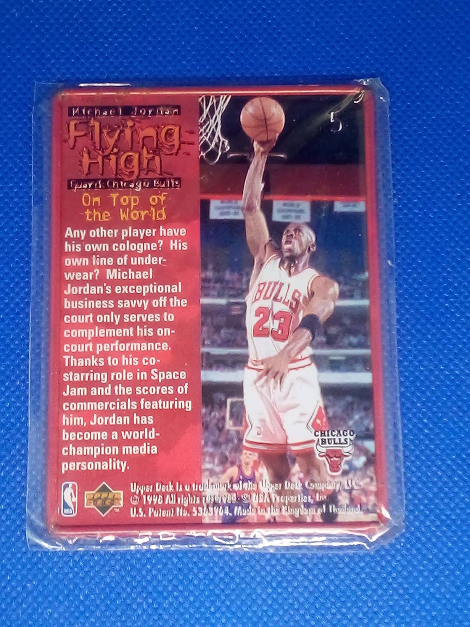 michael jordan flying high upper deck