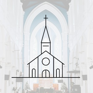 Elegant kyrka SVG-paket, utsmyckade linjekonstdesigner, Cricut- och silhuettklippfiler, vektor EPS och PNG, kristen kapellväggkonst bild 2
