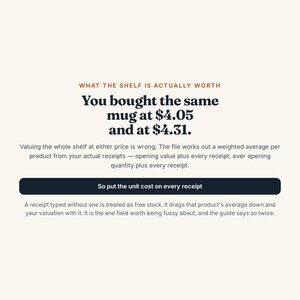 Inventory and Purchase Order Tracker, Excel Google Sheets, Stock Reorder Point and Supplier Lead Time, Stock Valuation (Digital Download) immagine 9