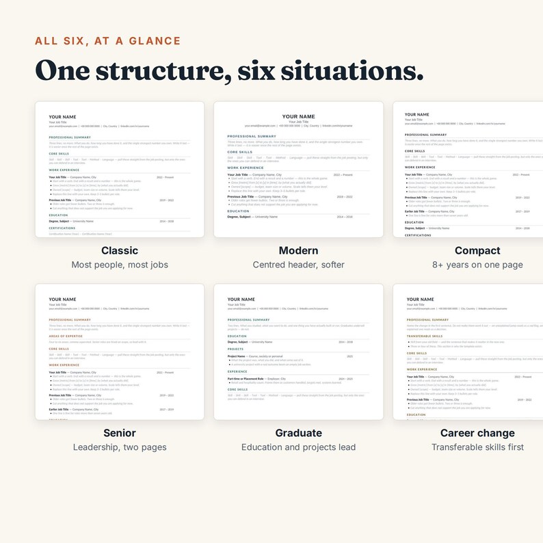 Graduate CV Template | Resume for First Job, Word, Google Docs (Instant Download) bild 12