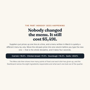 Recipe Costing Spreadsheet, Excel Google Sheets, Restaurant Food Cost Calculator, Menu Engineering and Plate Cost Tracker (Digital Download) bild 11
