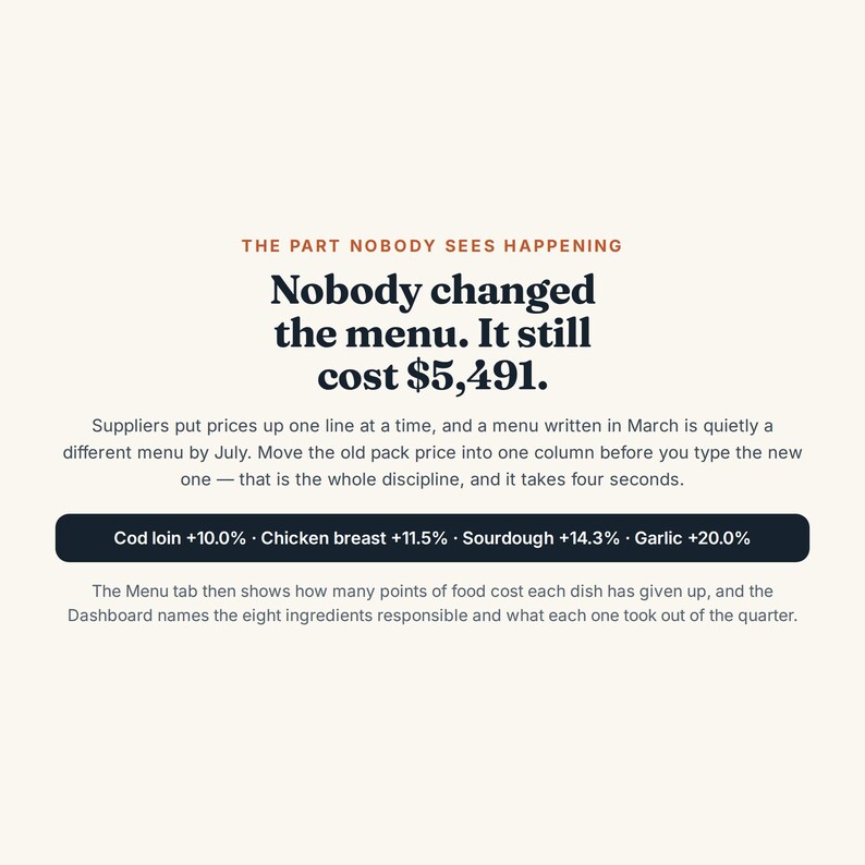 Recipe Costing Spreadsheet, Excel Google Sheets, Restaurant Food Cost Calculator, Menu Engineering and Plate Cost Tracker (Digital Download) bild 11