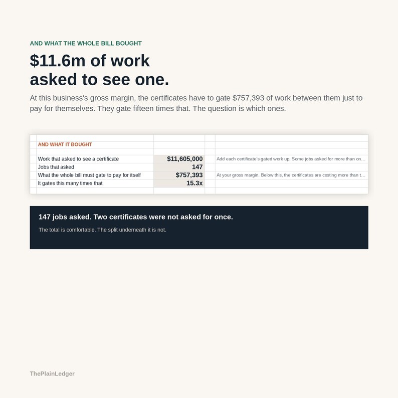 Compliance & Certification Cost Tracker Spreadsheet | True Cost of Accreditation Excel Google Sheets Template | Audit and Renewal Log bild 8