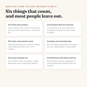Graduate CV Template | Resume for First Job, Word, Google Docs (Instant Download) bild 3