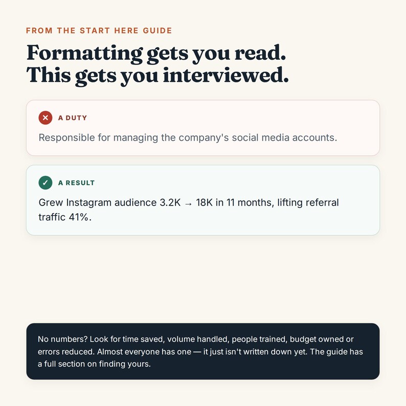Graduate CV Template | Resume for First Job, Word, Google Docs (Instant Download) bild 13