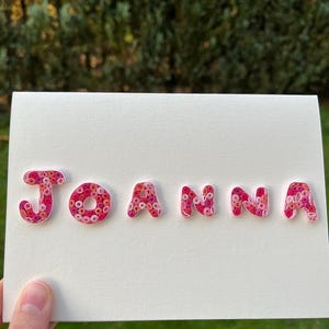 Carte de voeux piquante/nom personnalisé artistique
