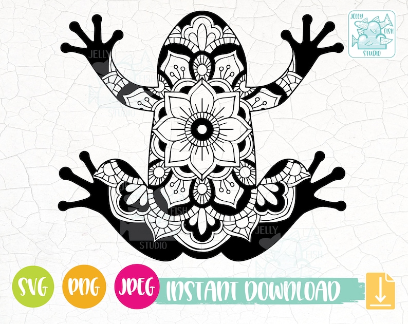 Free Free 302 Layered Frog Mandala SVG PNG EPS DXF File