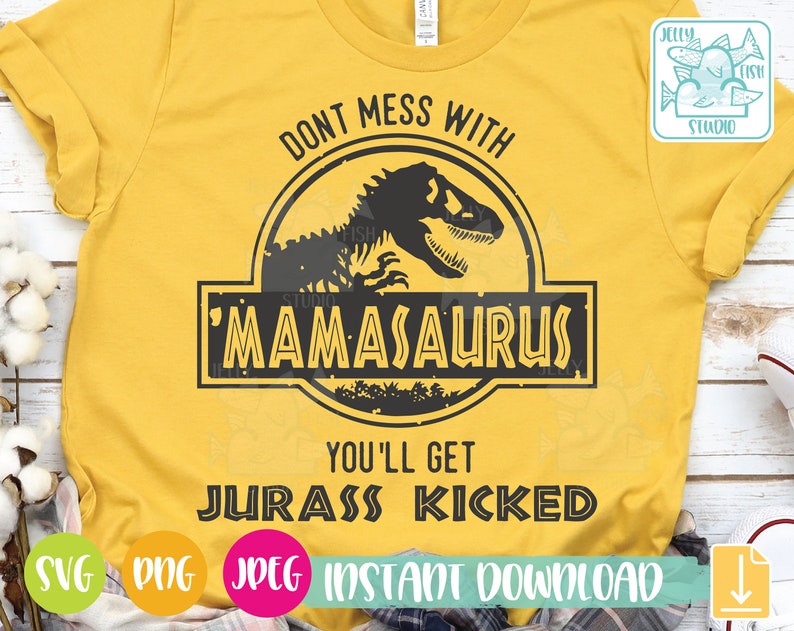 Mamasaurus SVG Mama Mom Life Svg Dinosaur Clipart Svg Mom ...