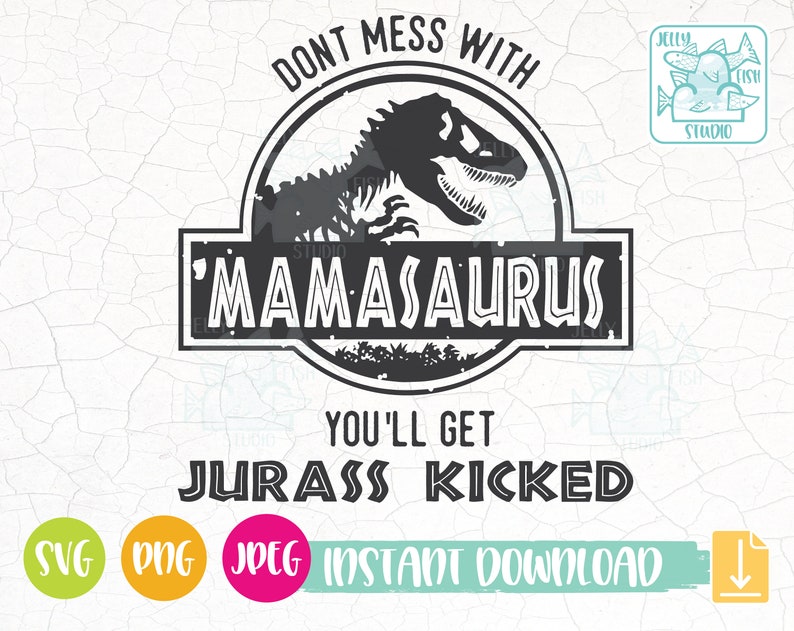 Download Mamasaurus SVG Mama Mom Life Svg Dinosaur Clipart Svg Mom ...