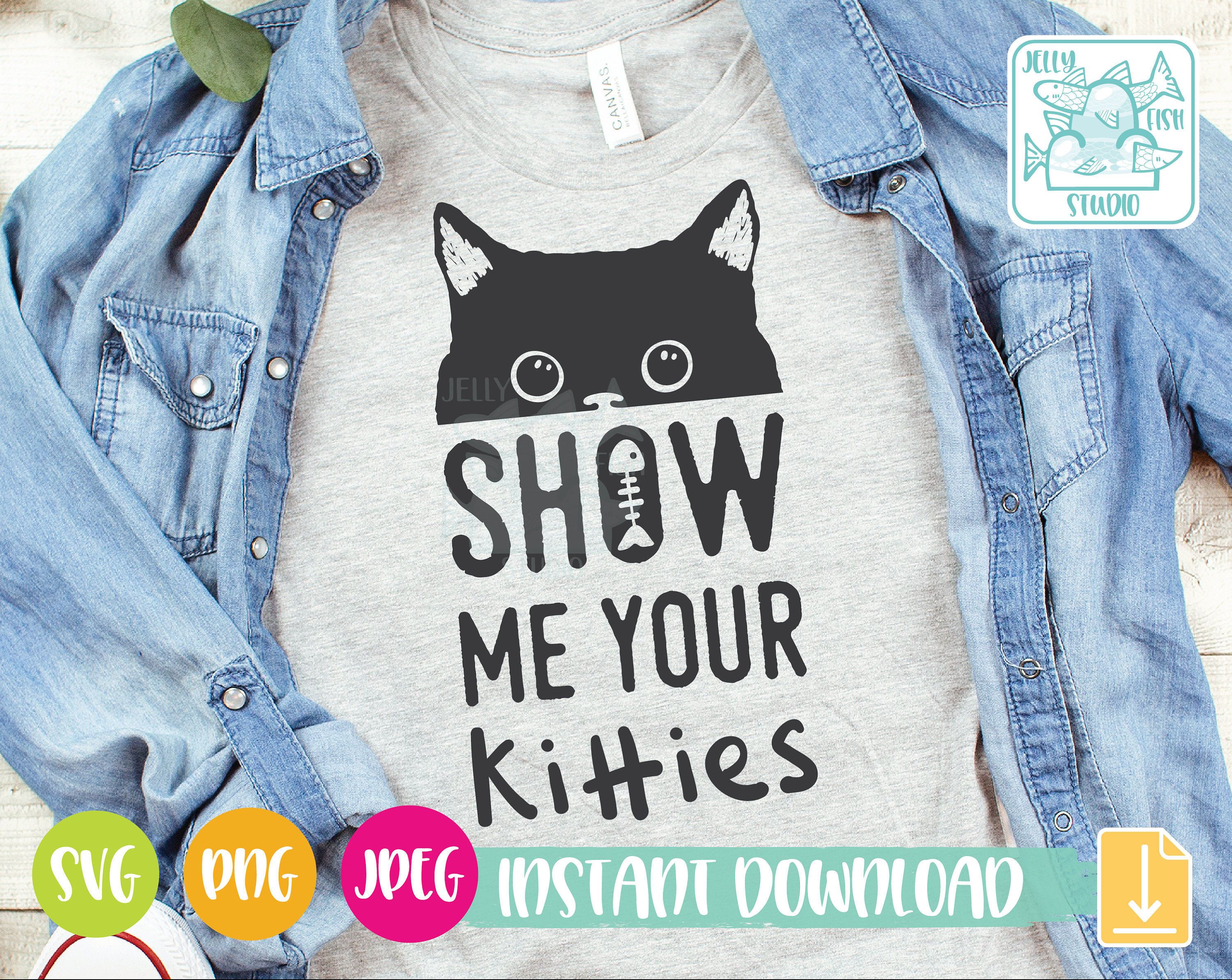 Show Me Your Kitties SVG Funny Cat Svg Kitten Pun Graphics | Etsy