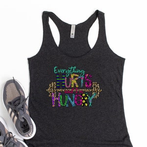 Brunch Tank I Want Abs Shirt Diet Tank I Know I Said I Want Abs But I'm Really Hungry Muscle Tank Gym Muscle Tee Cute Workout Tank