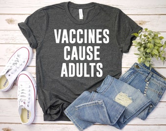 Tenacitee Boys Youth Vaccines Cause Adults T-Shirt Tenacitee Boys Youth Vaccines Cause Adults T-Shirt