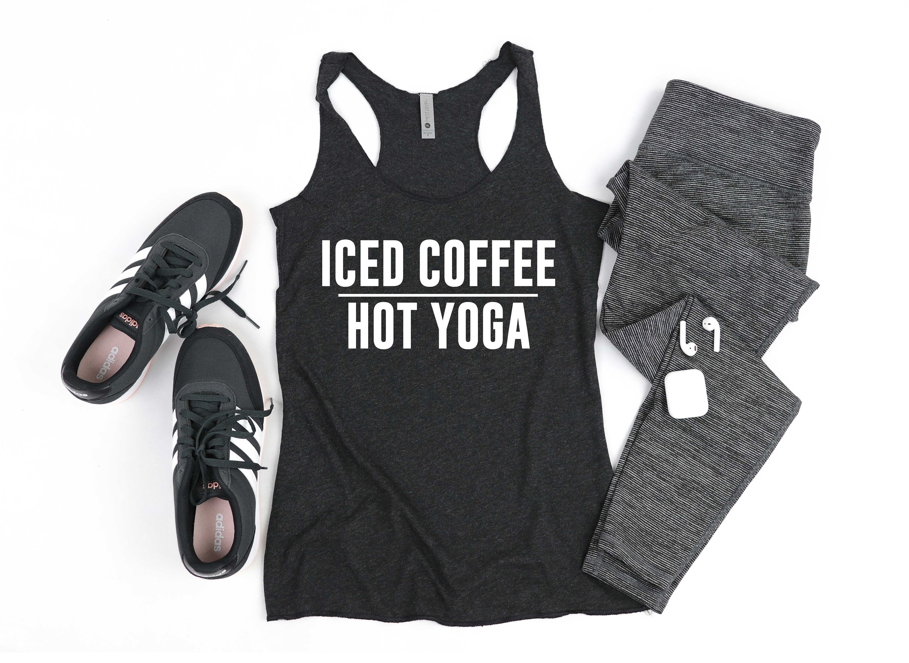 Iced Coffee Hot Yoga Yoga Tank Yoga Tank Top Yoga Shirt Etsy