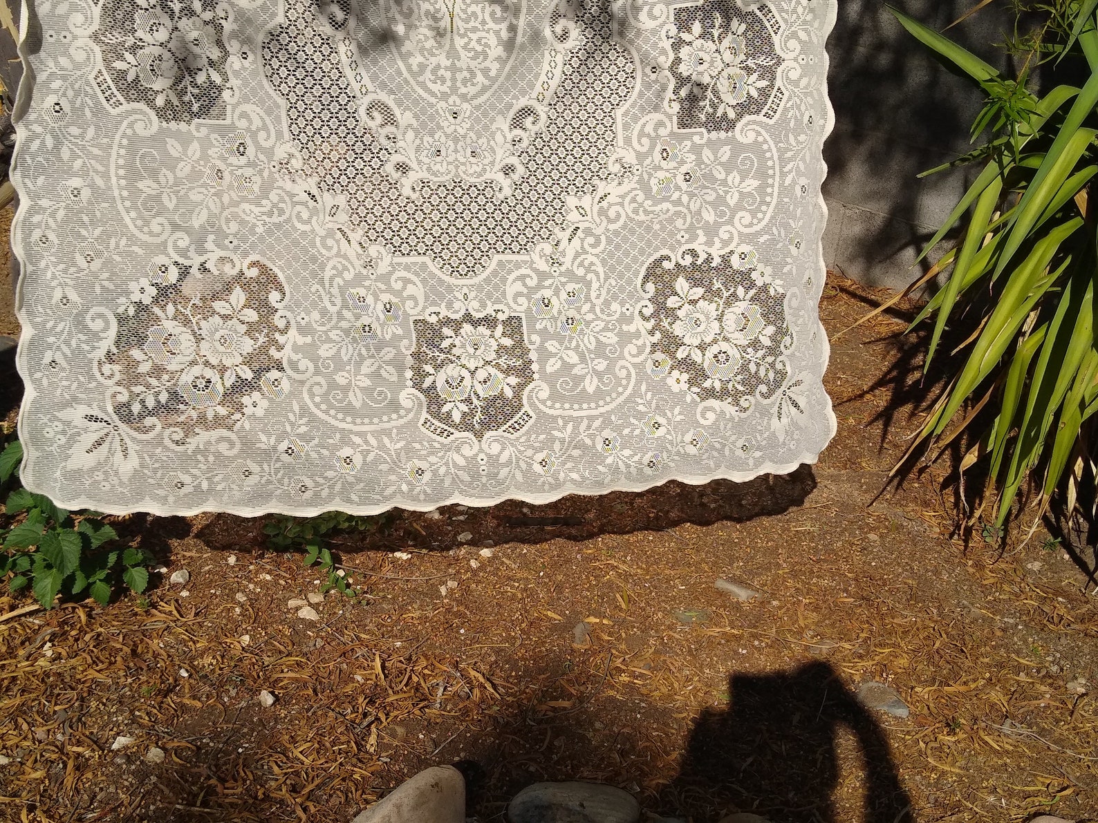 Vintage Lace Tablecloth Etsy