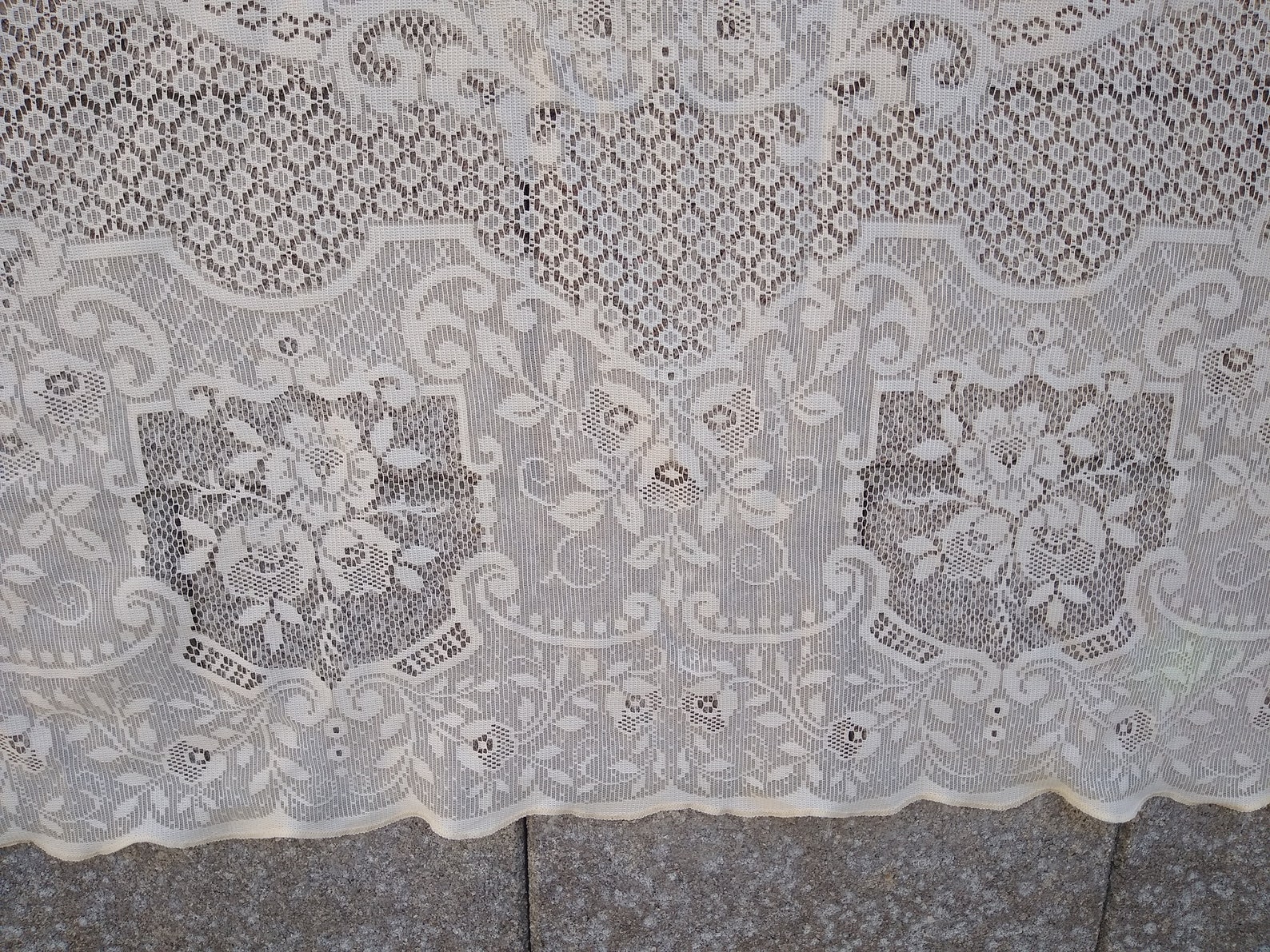 Vintage Lace Tablecloth Etsy
