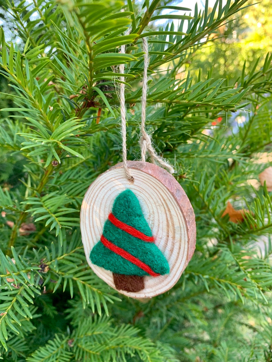 Set of Four Tree Decorations - Etsy