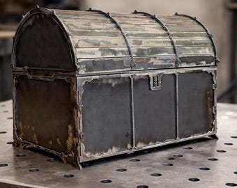 Metal or wood chest template to cut and weld