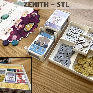 STL-Datei - Aufbewahrungseinsatz für das ZENITH-Spiel