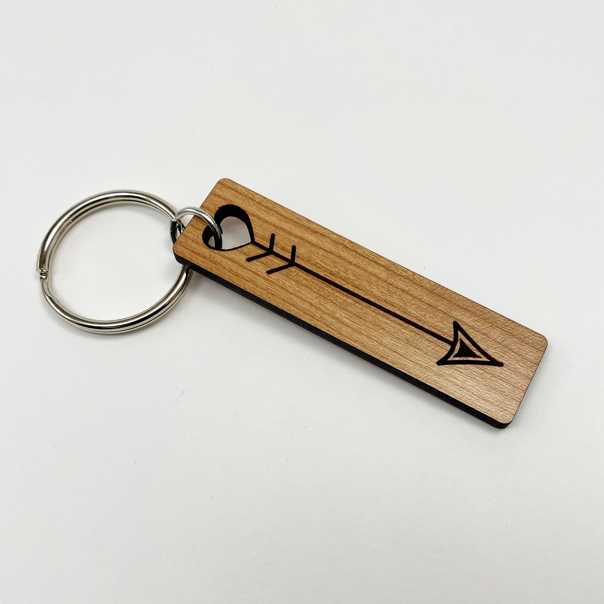 Download Arrow heart keychain SVG File | Etsy