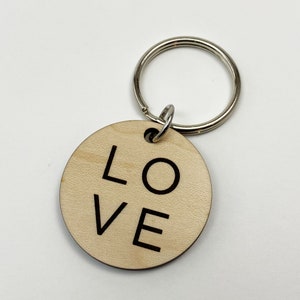 Free Free Love Keychain In Svg