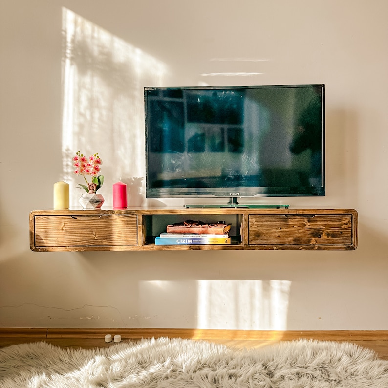 floating tv stand