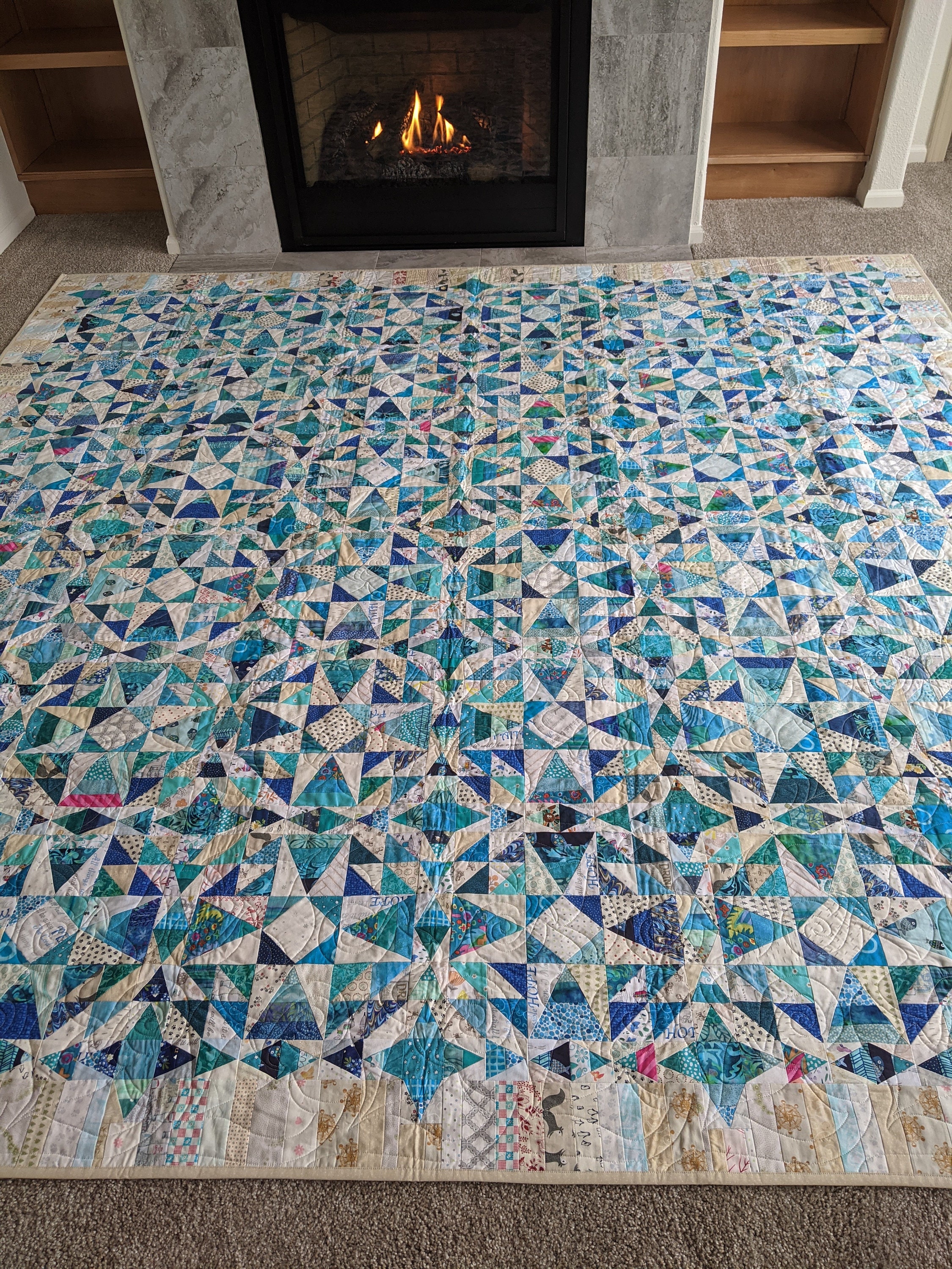 Handmade Quilts for sale Etsy