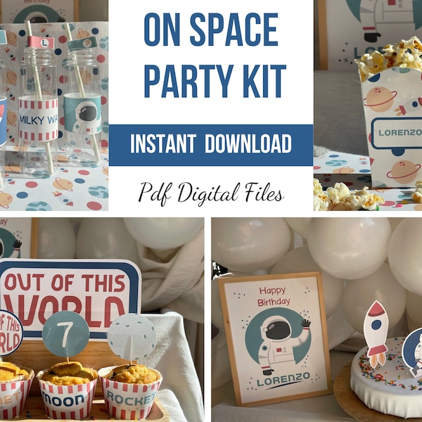 Printable Party Kit Space