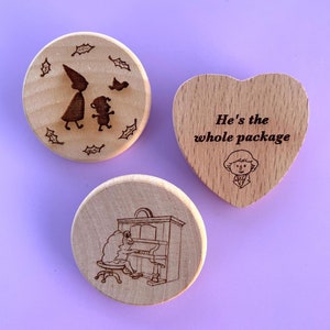 Over The Garden Wall wood pins