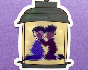 Dead Boy Detectives lantern sticker