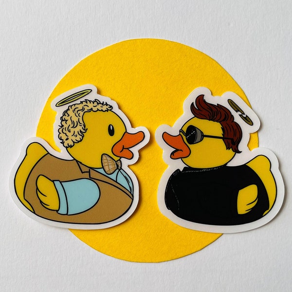 Good Omens Duckies Sticker Set